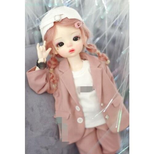 BJD doll hat is suitable for 1/3 1/4 1/6 size doll with baseball cap black and white 2 color doll accessories