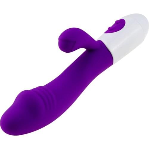 Man nuo Mute Dildo Rabbit Vibrators Dual Vibration G-Spot Massager AV Stick Clitoris Sex Toys for Women Female Masturbator