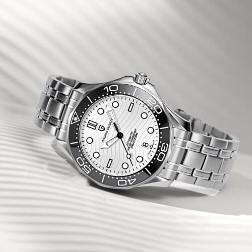 2021 New PAGANI DESIGN Men mechanical wristwatch Luxury Automatic watch men NH35 200M Diver watch for men Sapphire mirror clock