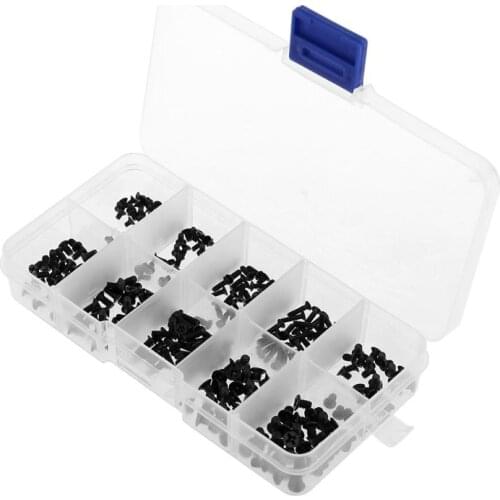 OOTDTY 300pcs/box Flat Head Phillips Screws Set M2 M2.5 M3 Screw Bolts for Laptop Notebook Computer Replacement Assortment Kit