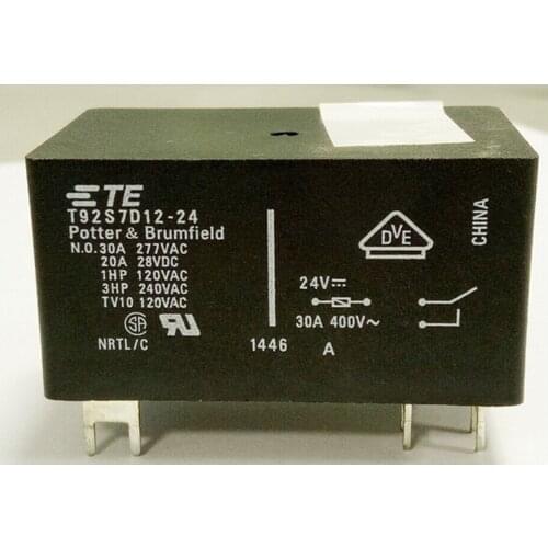 Wholesale 10pcs/lot relay T92S7D12-24