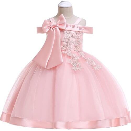 Girls Dresses Children Party Ball Gown Formal Princess Wedding Dress Baptism Christening Summer Toddler Girl Dresses Kids Birthd