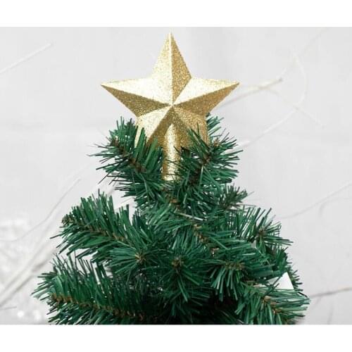 Christmas tree pendant Christmas pentagram creative tree top personality pendant Christmas decoration holiday supplies