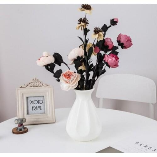 Simple Vase Portable Household Flower Arrangement Container For Living Room Desktop Home decoration crafts