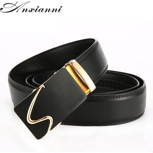 High Quality Male COW genuine Leather Belts for Men Automatic Buckle Strap Business Affairs Casual Fashion Men Belt