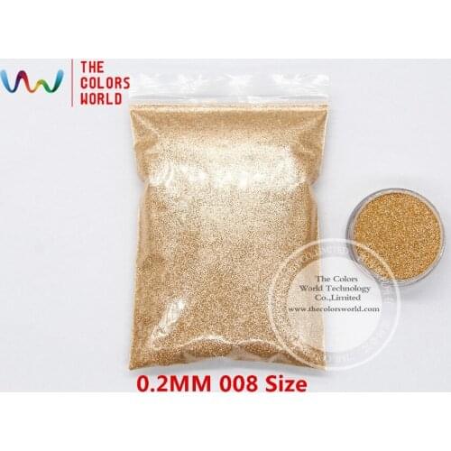 TCJ100 Pearlescent Light Gold Colors Hexagon shape Glitter for nail Art nail gel makeup or DIY decoration