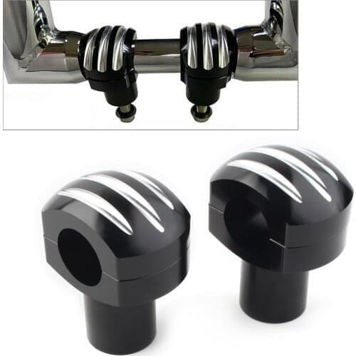 Universal 25mm Motorbike Handlebar Handle Bar Adapter Risers Clamp Mounts For Harley Fatboy For Honda Suzuki Yamaha Kawasaki