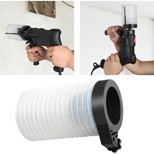 Impact Drill Dust Collector Electric Hammer Ash Bowl Collecting Device Tool White