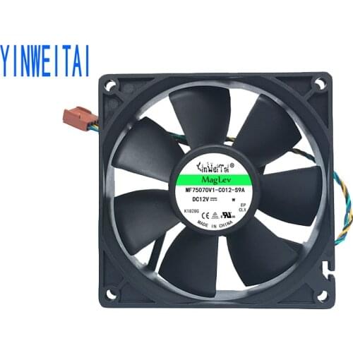 2pcs fan for Delta AFB0912VH = AUB0912VH 9cm 90mm 90*90*25MM 9225 DC 12V 0.60A 4-pin pwm computer cpu cooling fan