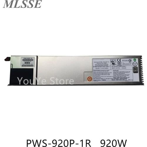 High Quality Original for PWS-920P-1R 920W 1U Redundant Power Supply 80 Plus Platinum 1U Redundant Power Supply For Server PSU