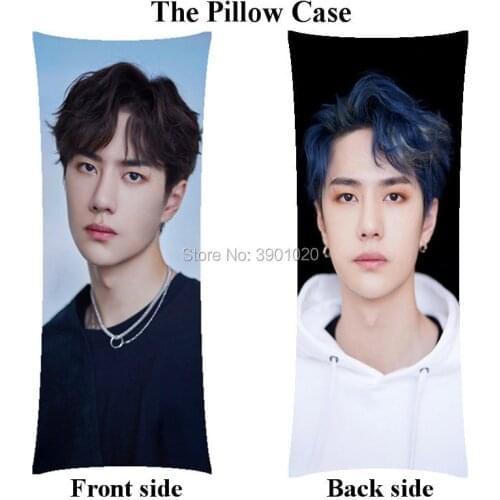 Woman girl pillowcase home decor Wangyibo body long pillowcover Only