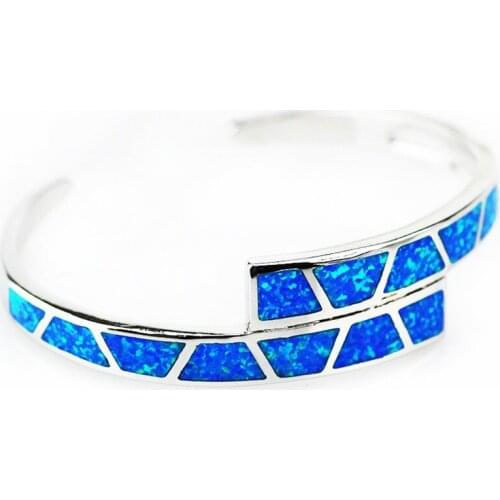 SZ0058 Distinctive Blue Opal Bracelets & Bangles for Women in Jewelry OL Style Party Accessories