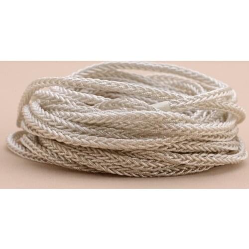 10m DIY Earphone Cable Transparent 8 core ccmx silver Pure Silver Plated Headphone Wire Audio for diy headset