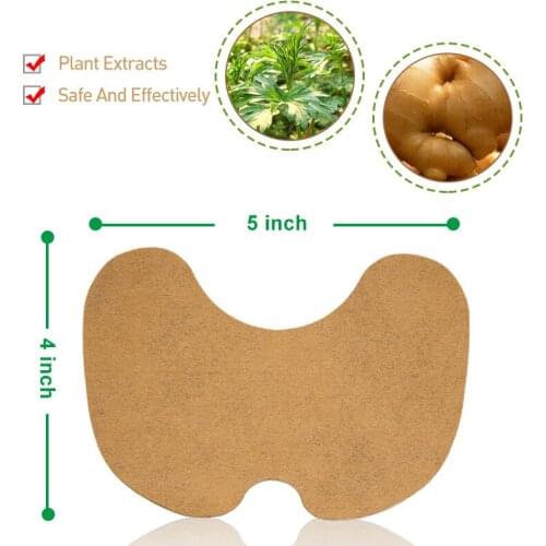 12Pcs Knee Plaster Pain Relif Wormwood Extract Knee Pain Joint Rheumatoid Arthritis Chinese Herbal Medical Patch Green