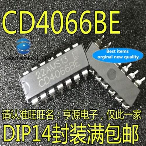 30Pcs CD4066BE CD4066 DIP14 Analog switch chip in stock 100% new and original