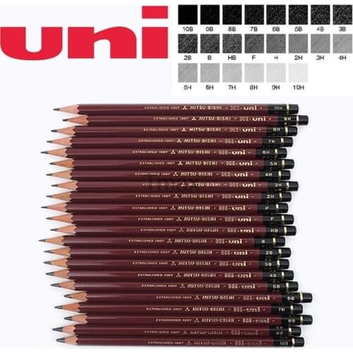 6 Pcs/lot Mitsubishi Uni HI-UNI 22C Most Advanced Drawing Pencil 22 Type of Hardness Standard Pencils Office & School Supplies