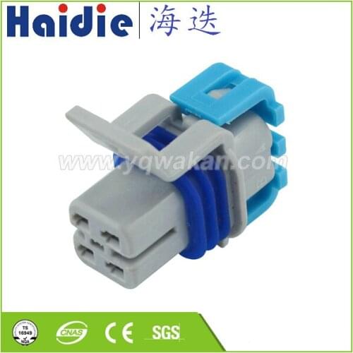 Free shipping 5sets 4pin Auto Electri waterproof Gasoline pump fuel pump plug connector 12176896