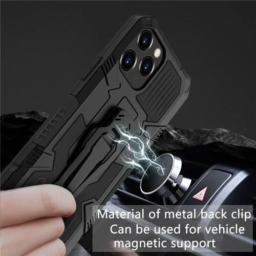 Case For iphone 13 12 11 pro X XR XS max mini Shockproof Armor Vehicle Magnetic Cover For iphone 7 8 6 plus SE 2020 phone case