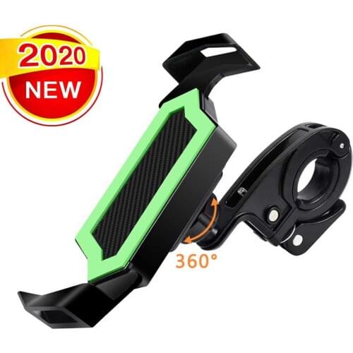 Bike Phone Holder Universal 360° Rotatable Adjustable Bicycle Motorcycle Cell Phone Mount Detachable Phone Holder for Bike