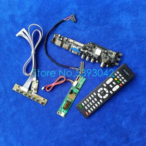 For B170PW03 V.0/V.1/V.2/V.3/V.4/V.5/V.6/V.7/V.8/V.9 1440*900 1CCFL LVDS 30-Pin 3663 digital DVB-T USB+ controller board kit