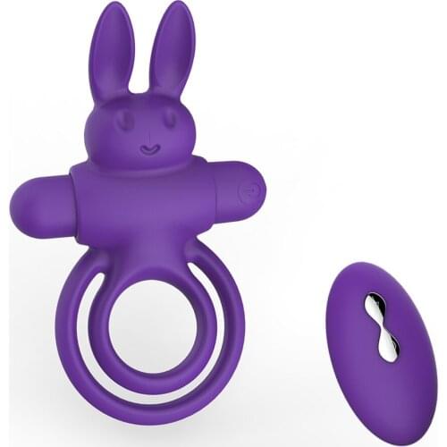 Cock Ring Vibrator 10 Speeds Penis Ring Massager Vibrator Penis Clitoral Stimulation Sex Toys for Man Clitoris Stimulator