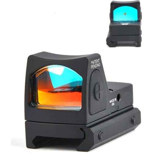 RMR Red Dot Sight Scope Collimator Glock Reflex Sight Scope Fit 20mm Weaver Rail for Airsoft Hunting Holographic Sight
