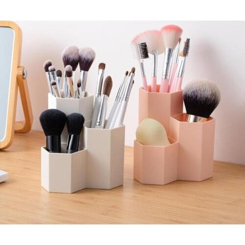 Cosmetic Box Table organizer Makeup Cosmetic Holder Make Up Tools Storage Boxes Brush Case Jewelry Display Rack
