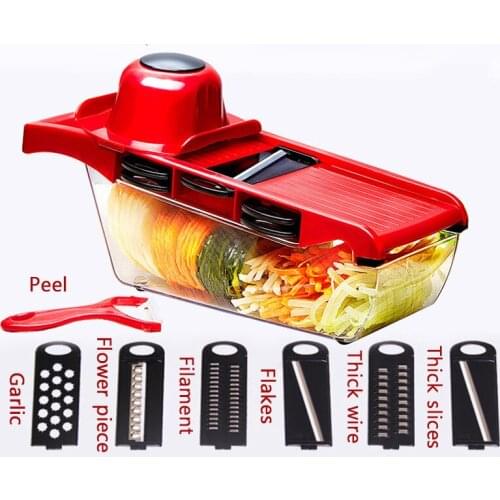 Kitchen Multifunctional Portable Vegetable Cutter Stainless Steel Blade Grater Household Accessories Kitchen Gadgets