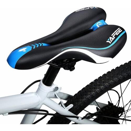 Bike Saddle Soft Mountain Bike Cushion Mountain Bike Hollow Breathable Saddle Seat Cushion Bicycle Seat Cushion Bike Accessories