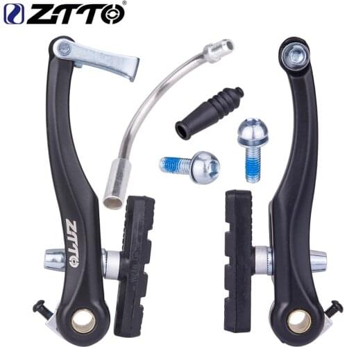 ZTTO 1 Pair MTB BMX Cruiser Linear Pull V Brake Caliper Set with Brake Pads for Mountain Bicycle Road Bike Cycling Equipment