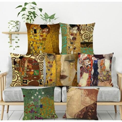 Customized Oil Painting Tears Cushion Cover Home Room Throw Pillowcases Decorative Pillow Sofa Cushions Pillowcover