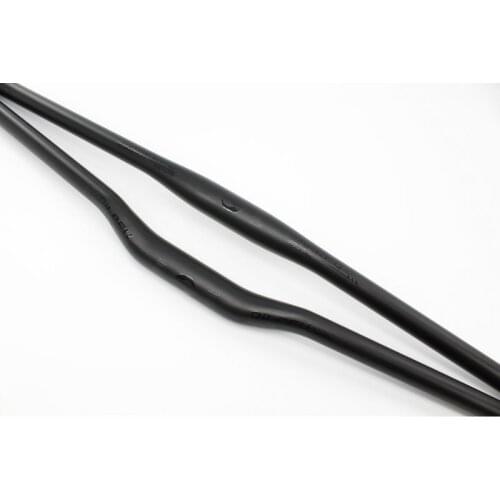 Newest black logo QILEFU Mountain bike matte UD full carbon fibre bicycle handlebar MTB parts lightest 31.8*600-740mm Free ship