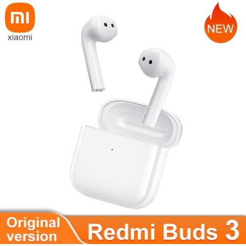 2021 Newest Xiaomi Redmi Buds 3 Earphones Bluetooth TWS Wireless Earbuds 5.2 Earphones Noise Canceling IP54 waterproof headphone