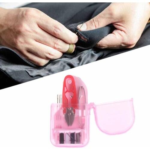Home Travel Portable Mini Portable Sewing Kit Sewing Box Sewing Tool Box Needle