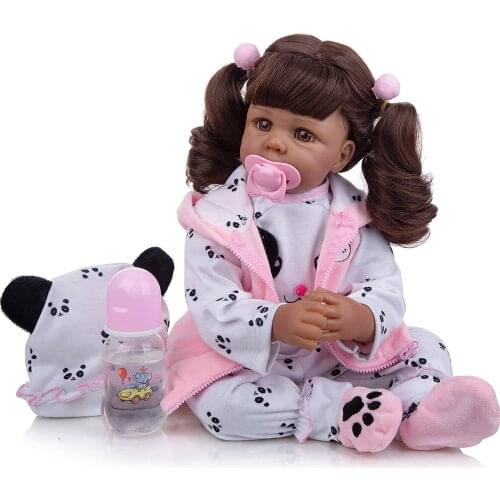 Reborn Doll Rebirth Baby 20 Inches Cotton Body Panda Clothes Childs Gift