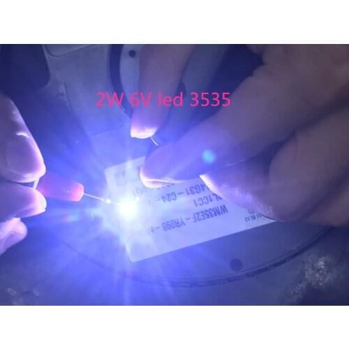 NEW AND ORIGIN original 200 PCS FOR WOOREE LED Backlight 2W 6V 3535 150LM Cool white WM35E2F-YR09B-eA LCD Backlight for TV