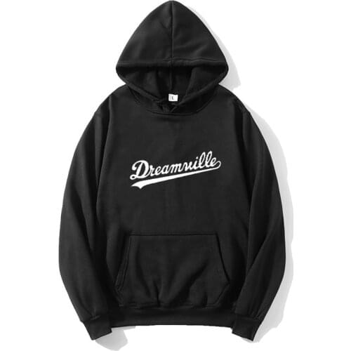 Hoodie new mens letters DREAMVILLE J Cole logo printing hooded letters swag J Cole hooded winter ladies hoodie pullover