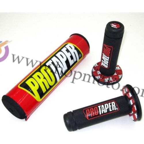 MX Dirt bike Pro Taper CRF Bar Protector Cross Handlebar Round Pad & Pro Taper Handle Colorful Grips
