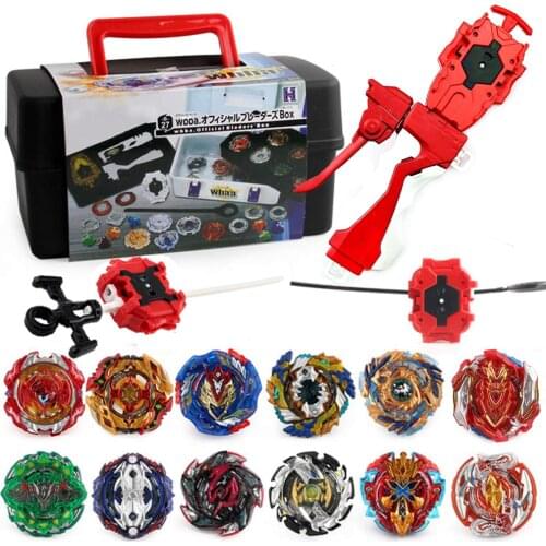 Spinning top Burst Arena Toys set B-129 b-128 B-127 Bey Burst With Launcher And Storage Box Bayblade Bable Drain Fafnir Phoenix