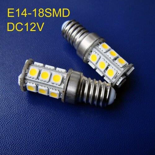 High quality 12V E14 led lighting E14 bulbs led 5050 SMD E14 lamps DC12V free shipping 10pcs/lot