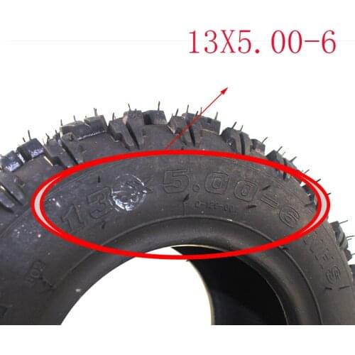 Beach car refitting parts. 13X5.00-6 inch vacuum tire. Kart, lawn mower, bull Hummer off-road kart