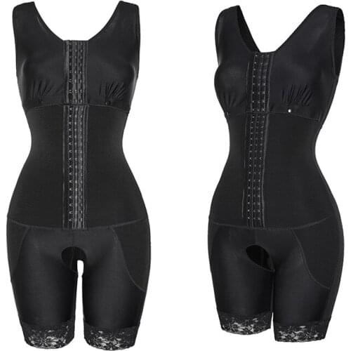 Strong Stretch Women Body Shapewear Waist Slimming Cincher Corset Bustier Jumpsuit Overall Fashion Body Suits Rompers Outwear