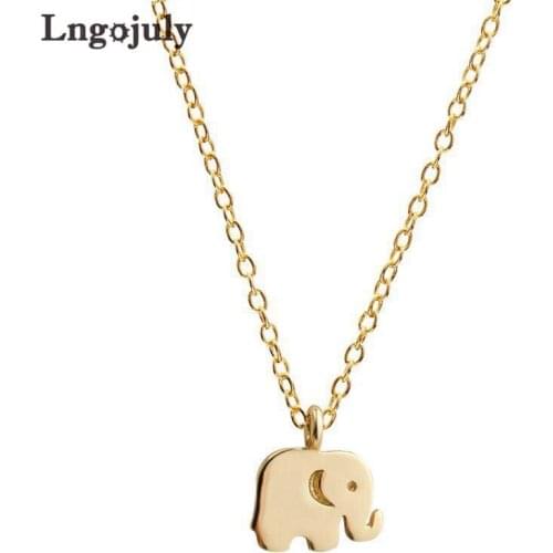 Pure 925 Sterling Silver Fine Jewelry Elephant Pendant Necklaces For Women Bride Romantic Wedding Party Solid Silver 925 Jewelry