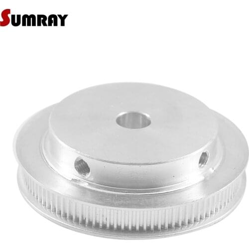 SUMRAY 2GT 90T Timing Pulley Bore 6/8/10/12/15/20/25mm Tooth Belt Pulley 7/11mm width CNC Belt Pulley for CNC Machine