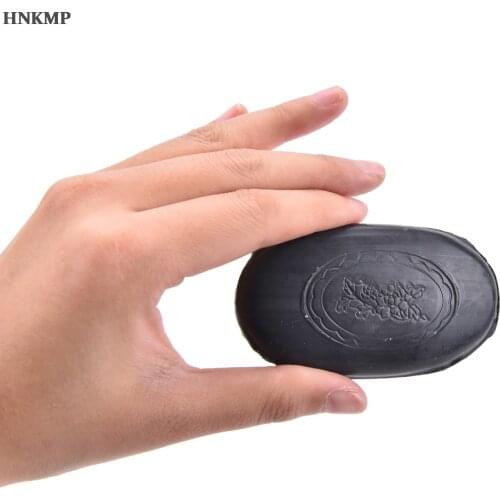 1Pc Active Energy Black Bamboo Charcoal Soap Face&Body Clear Anti Bacterial Lighten Freckles Beauty&Health Care Tourmaline Soap