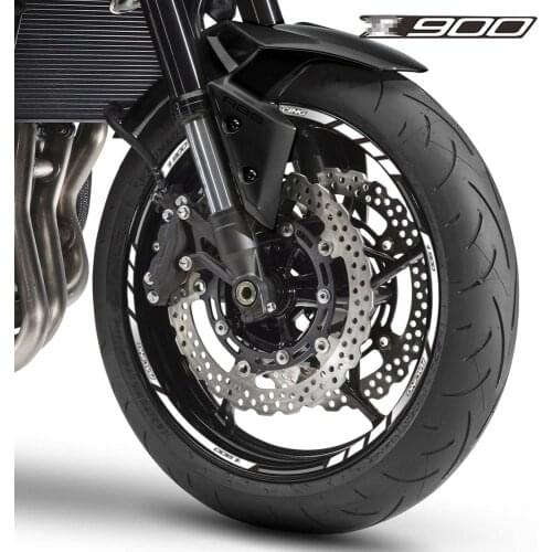 12 Pcs Motorcycle Car sticker Inner Wheel Reflective Waterproof Sticker New Sale For kawasaki Z900 Z 900