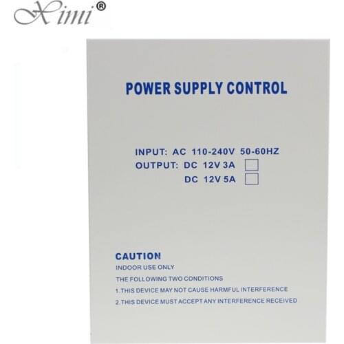 12V 5A access control system power supply box UPS back up power standby power supply for access control system back-up source