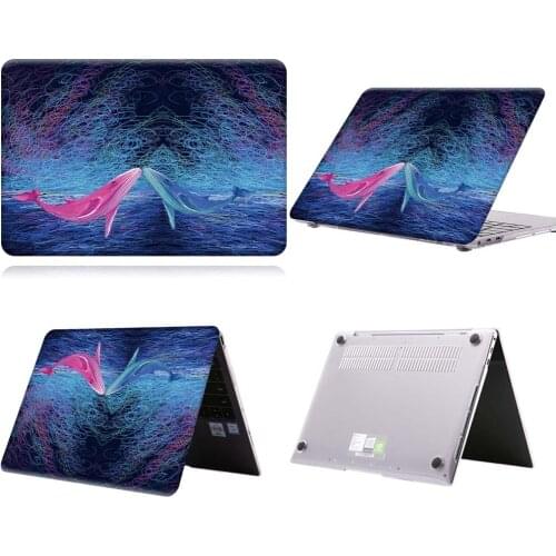 Twin Whales Paint Anti-slip Laptop Case For MateBook 13/13 AMD Ryzen/14/D14/D15/X 2020/X Pro/Pro 16.1/Honor MagicBook 14/15