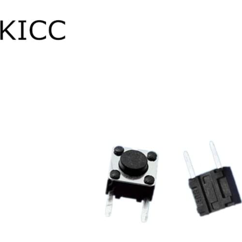 100Pcs Touch micro switch button Side pin 4.5*4.5*4.3 4.5x4.5x4.3mm 2Pin