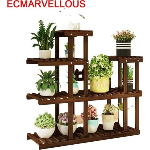 Escalera Decorativa Madera Saksi Standi Balkon Garden Shelves For Balcony Stojak Na Kwiaty Dekoration Flower Shelf Plant Stand
